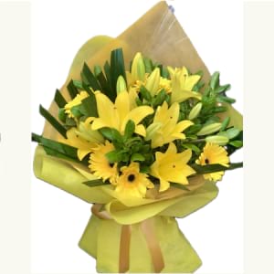 WOW 01 - Yellow Posy for Your special mother